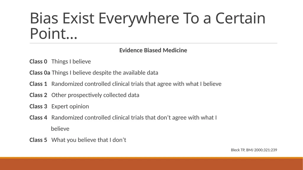 How to Detect Bias in Medical Presentations ? - slide 28 of 31