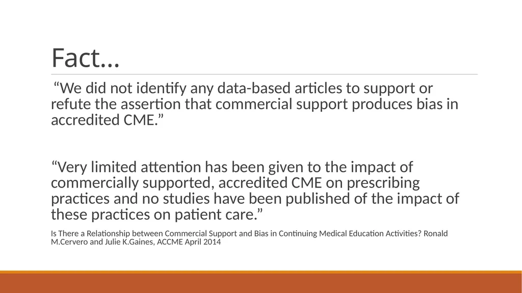 How to Detect Bias in Medical Presentations ? - slide 7 of 31
