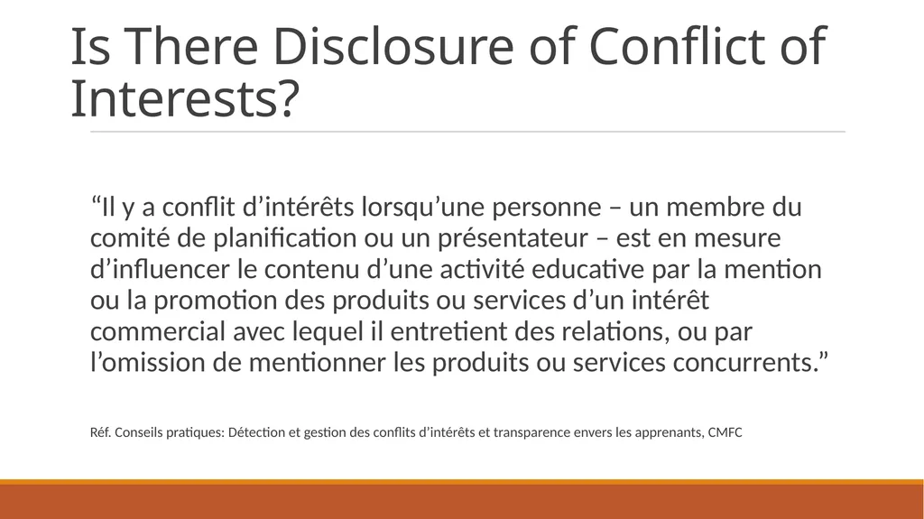 How to Detect Bias in Medical Presentations ? - slide 11 of 31