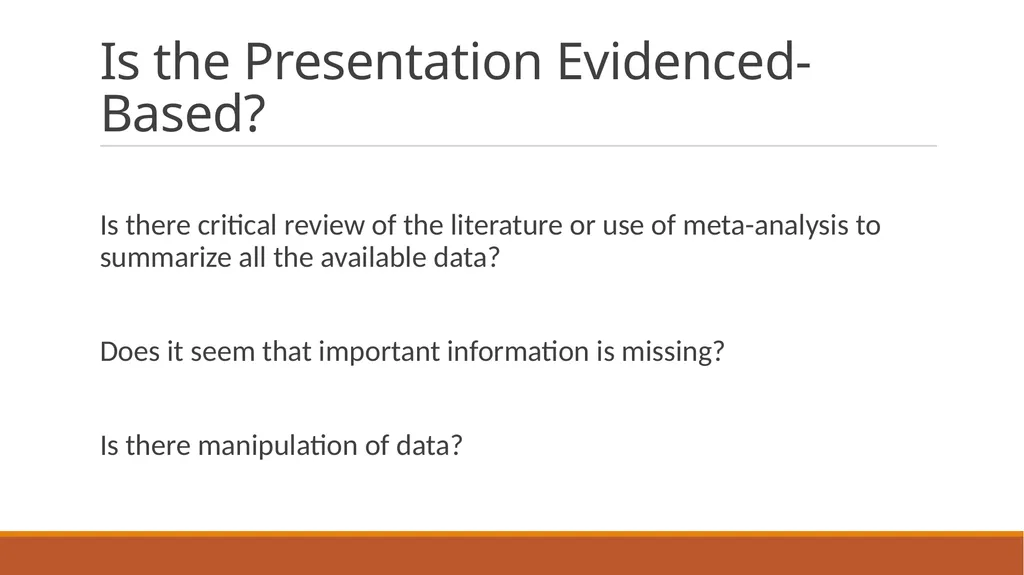 How to Detect Bias in Medical Presentations ? - slide 18 of 31
