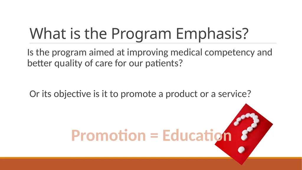 How to Detect Bias in Medical Presentations ? - slide 24 of 31