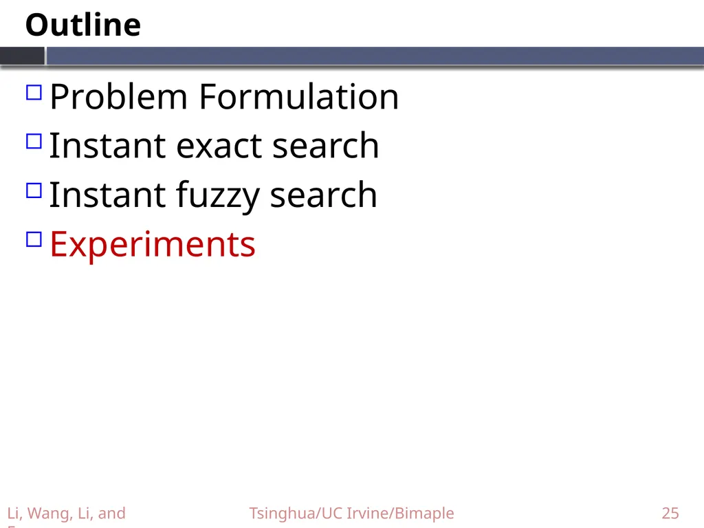 Supporting Efficient Top-k Queries in Type-Ahead - slide 25 of 32