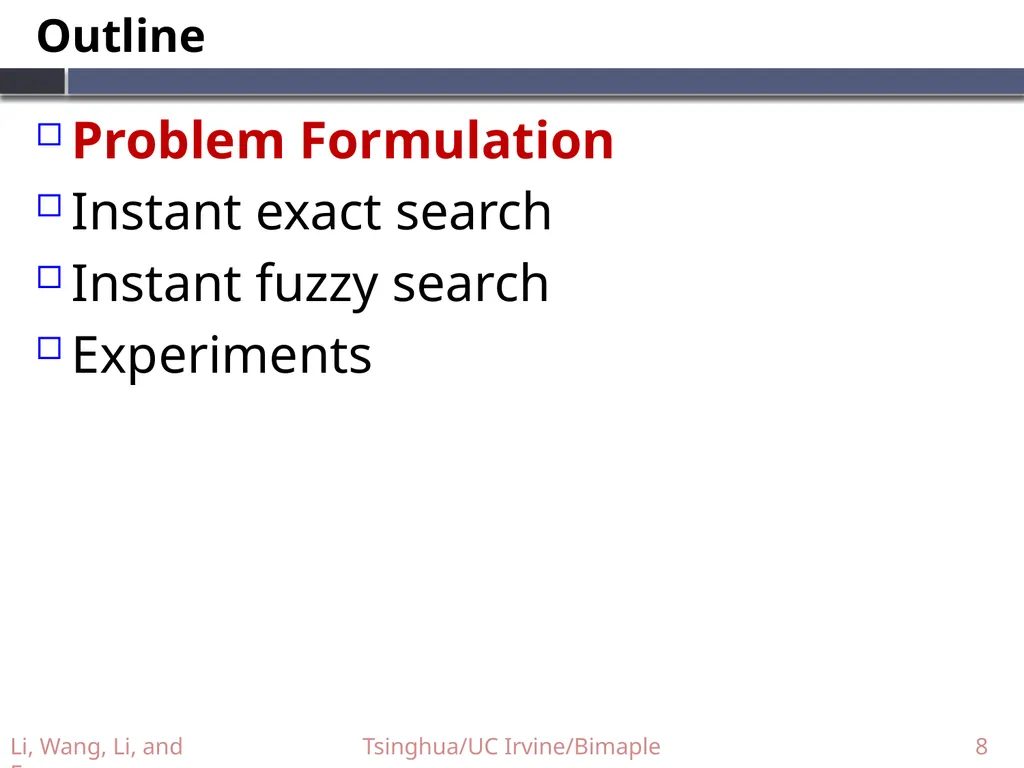 Supporting Efficient Top-k Queries in Type-Ahead - slide 8 of 32