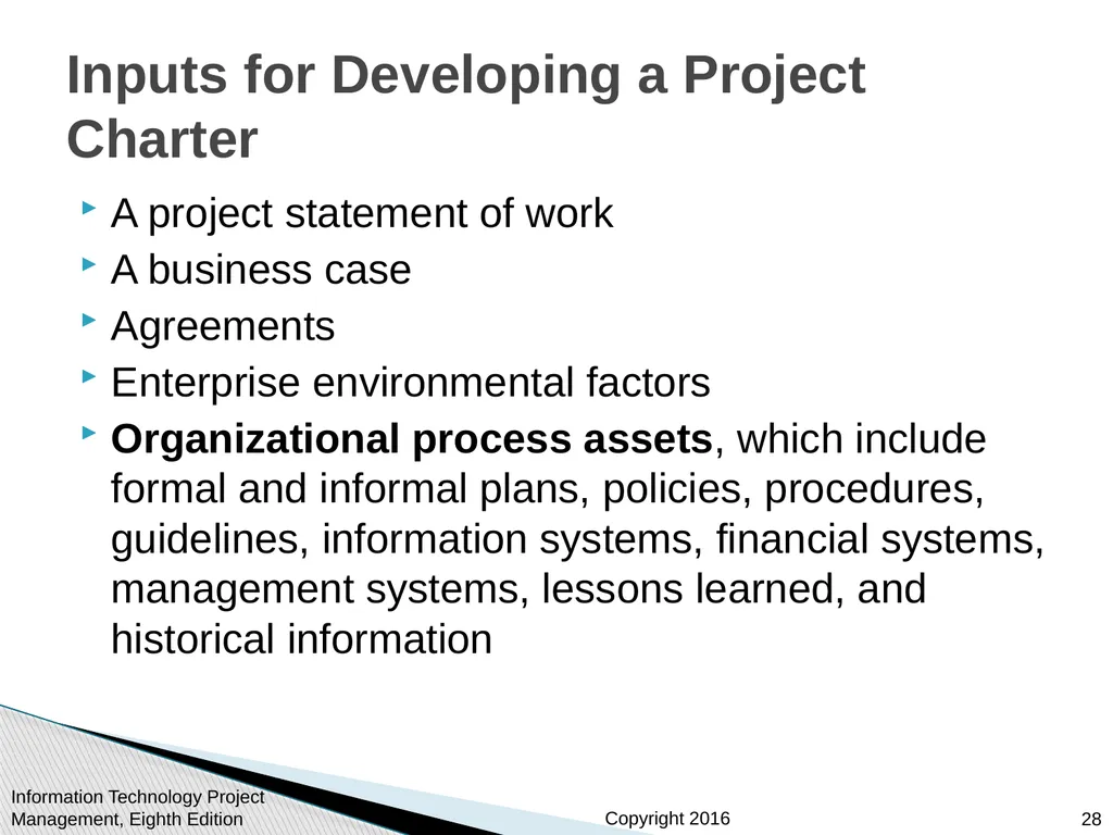 Chapter 4: Project Integration Management - slide 28 of 54