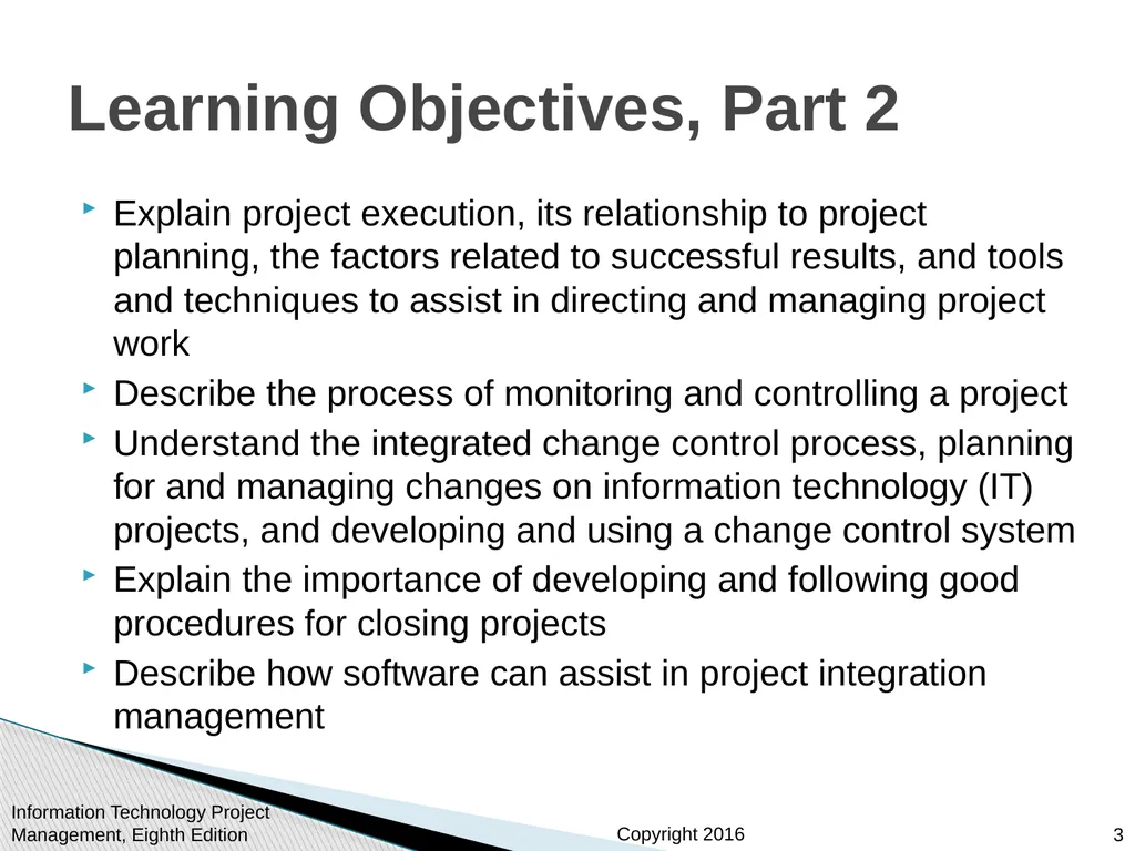 Chapter 4: Project Integration Management - slide 3 of 54