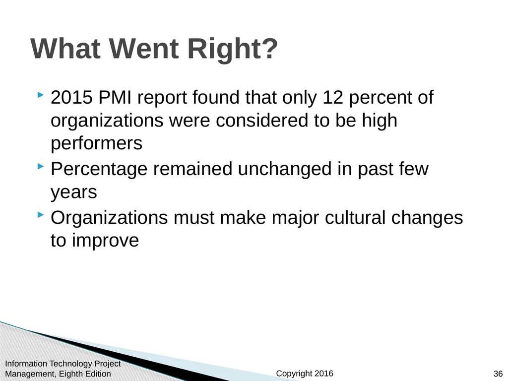 Chapter 4: Project Integration Management - slide 36 of 52