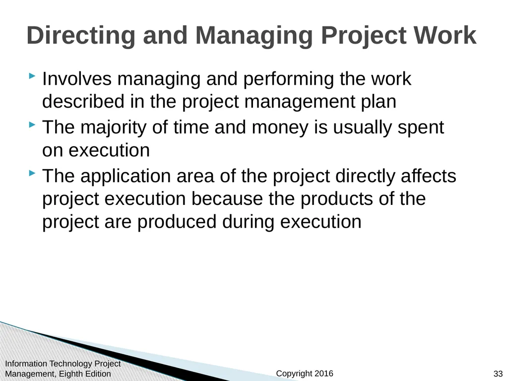 Chapter 4: Project Integration Management - slide 33 of 52