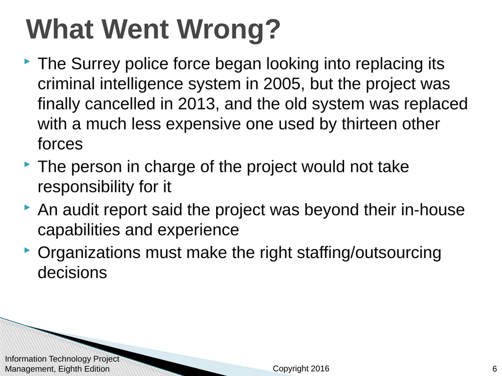 Chapter 4: Project Integration Management - slide 6 of 52