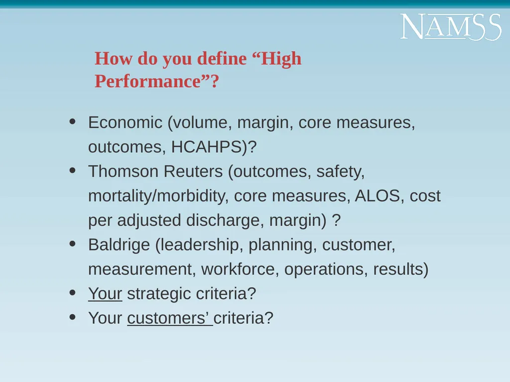 “What Top Performing Organizations Do and Don’t - slide 2 of 44