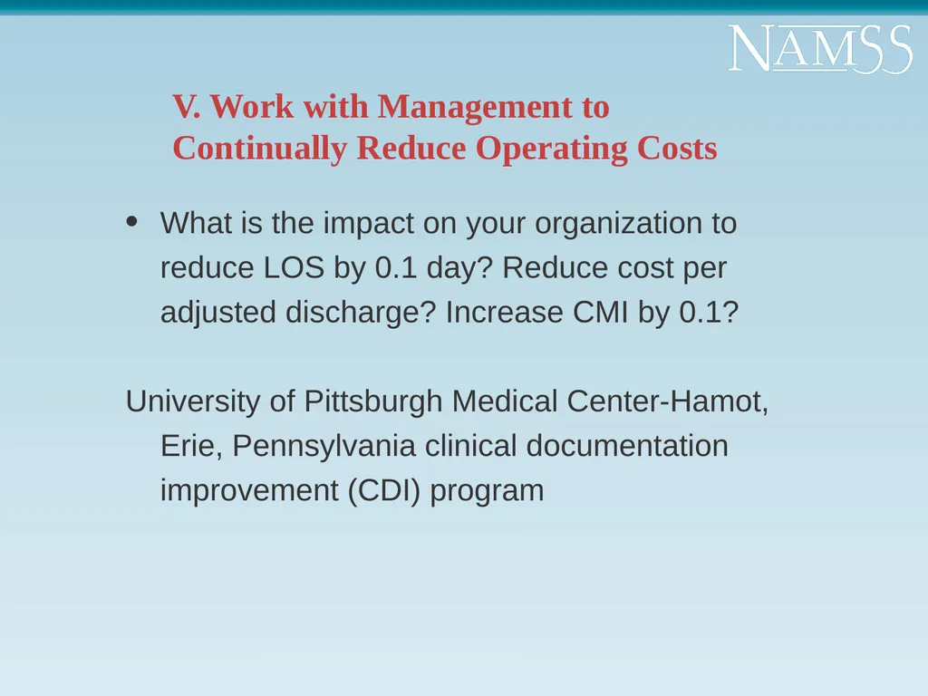 “What Top Performing Organizations Do and Don’t - slide 21 of 44