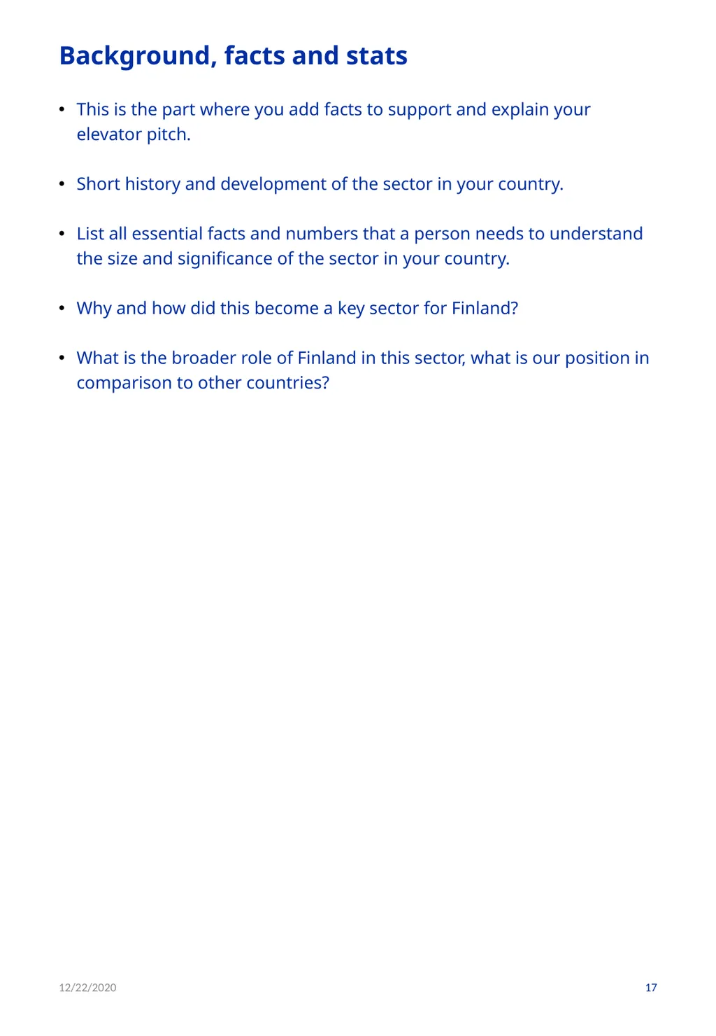 Digitalization / ICT 12/22/2020 1 PART I: GENERAL - slide 17 of 21