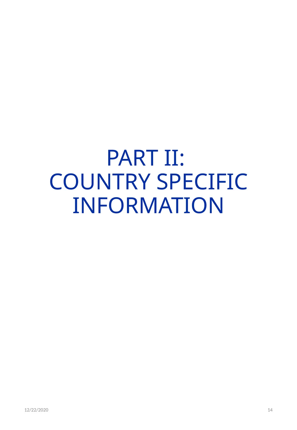Digitalization / ICT 12/22/2020 1 PART I: GENERAL - slide 14 of 21