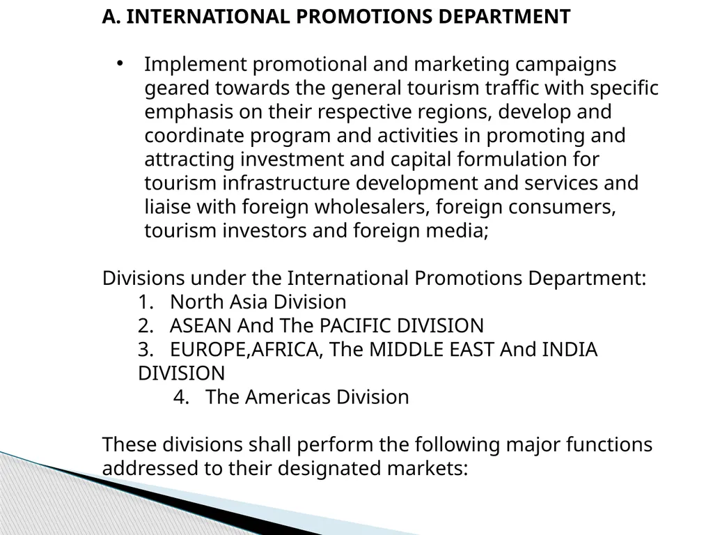 TOURISM PROMOTIONS BOARD PHILIPPINES TPB History: - slide 24 of 71