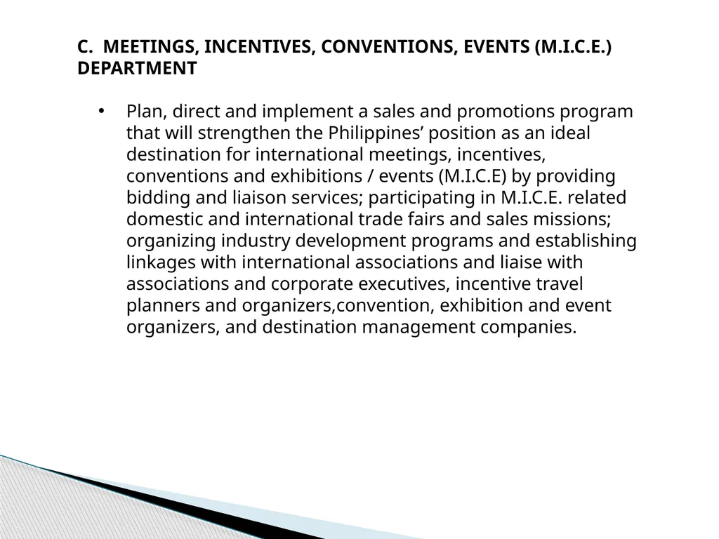 TOURISM PROMOTIONS BOARD PHILIPPINES TPB History: - slide 29 of 71