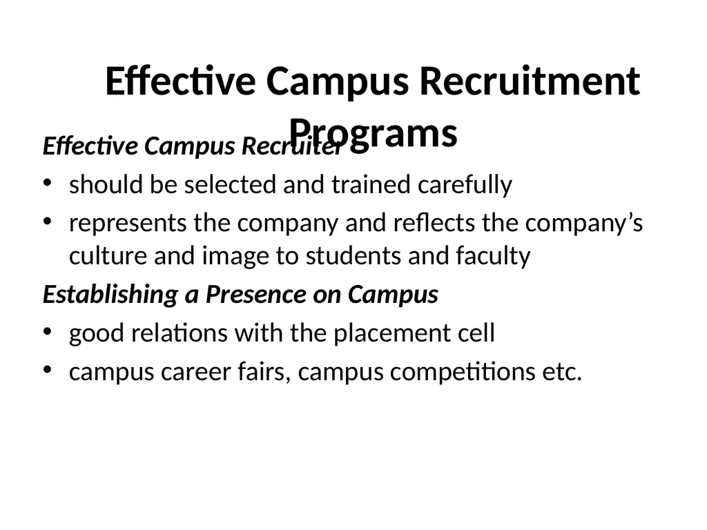 Recruitment & Selection 2 (Ref “Competence at Work - slide 8 of 36