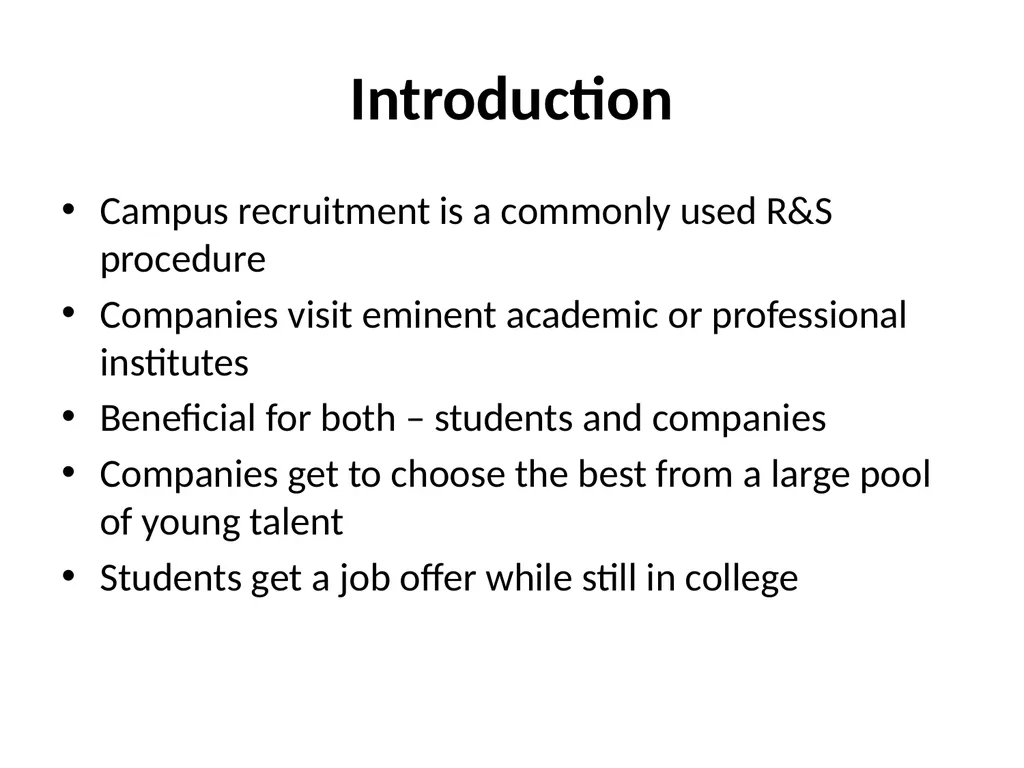 Recruitment & Selection 2 (Ref “Competence at Work - slide 5 of 36