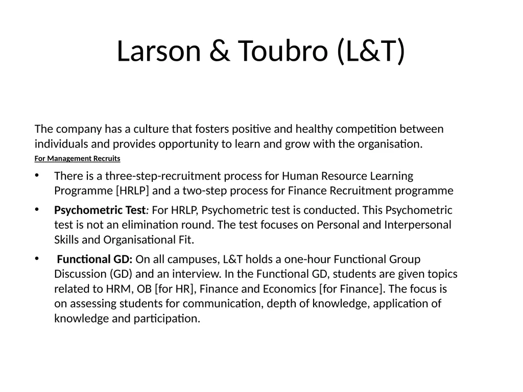 Recruitment & Selection 2 (Ref “Competence at Work - slide 26 of 36