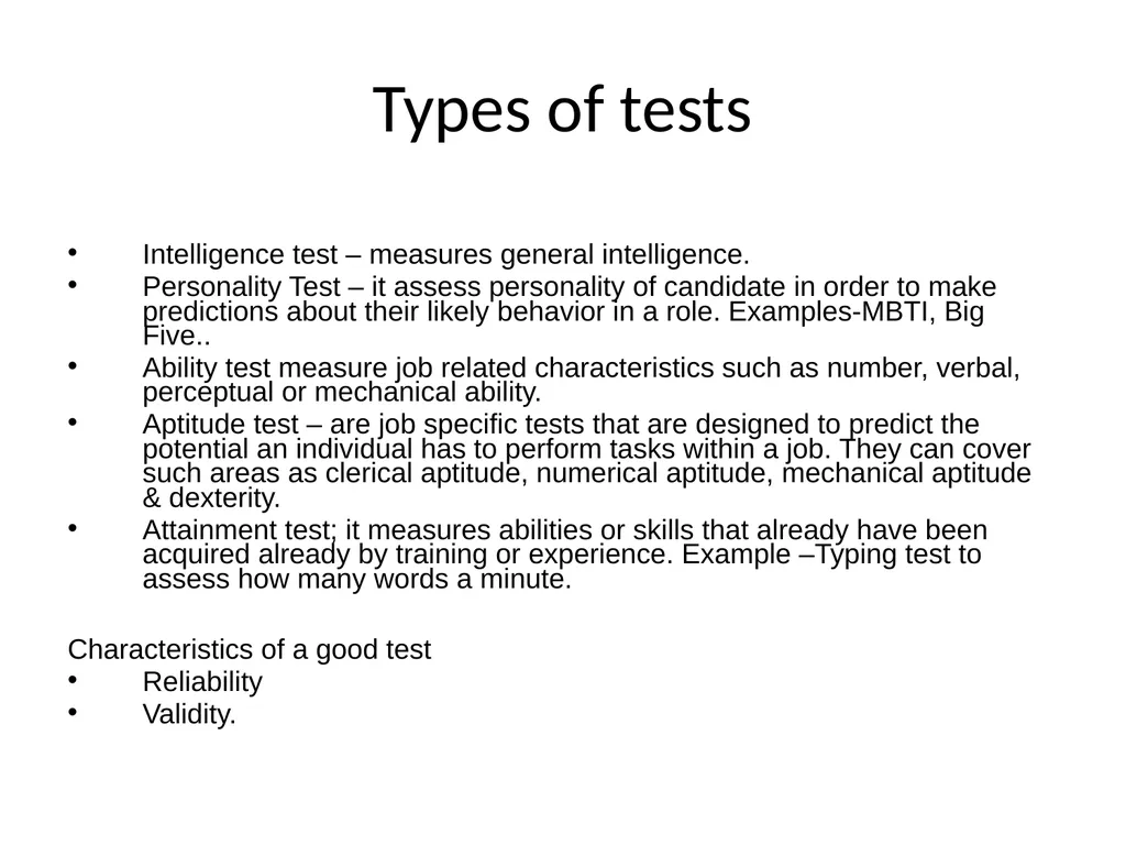 Recruitment & Selection 2 (Ref “Competence at Work - slide 36 of 36