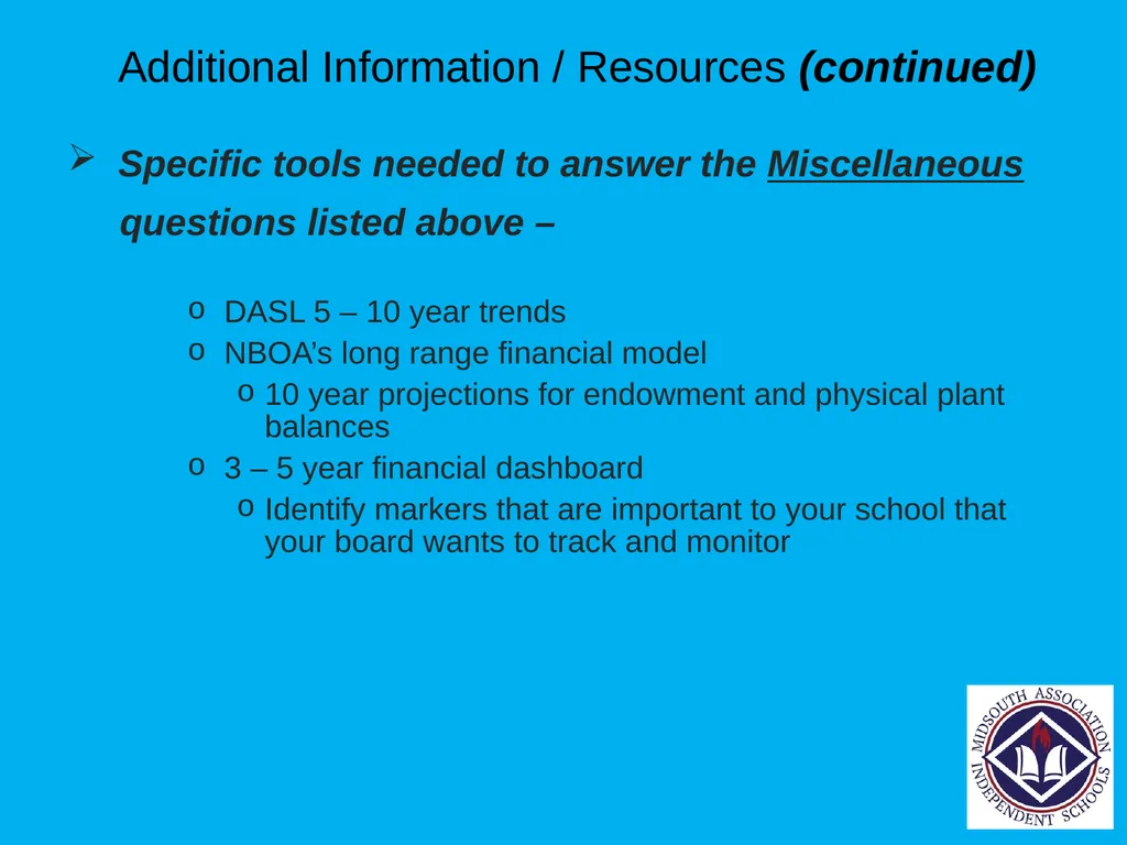 Financial Planning Tools each School Should Have - slide 54 of 54