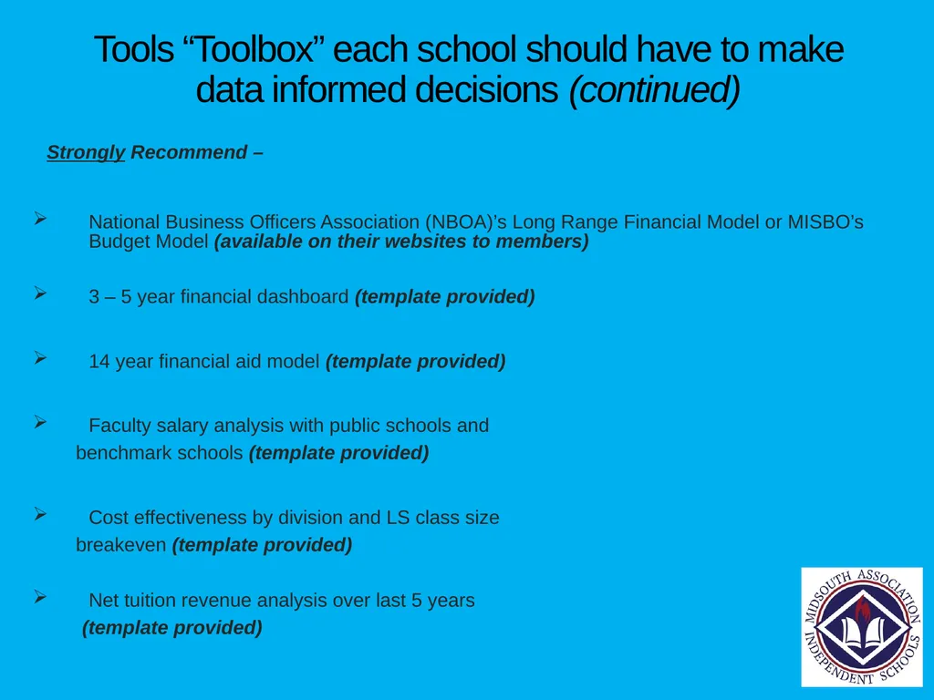 Financial Planning Tools each School Should Have - slide 4 of 54