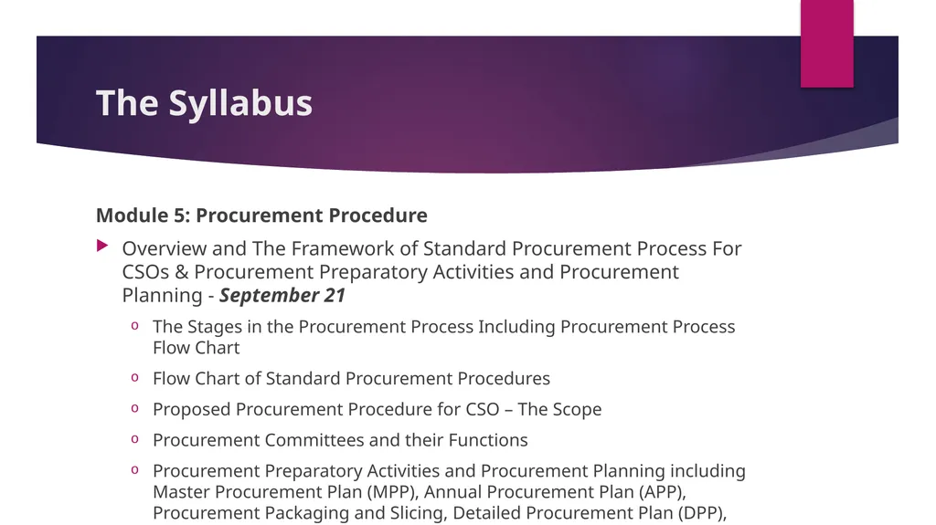 Capacity Building Workshop in Financial and HR - slide 29 of 62