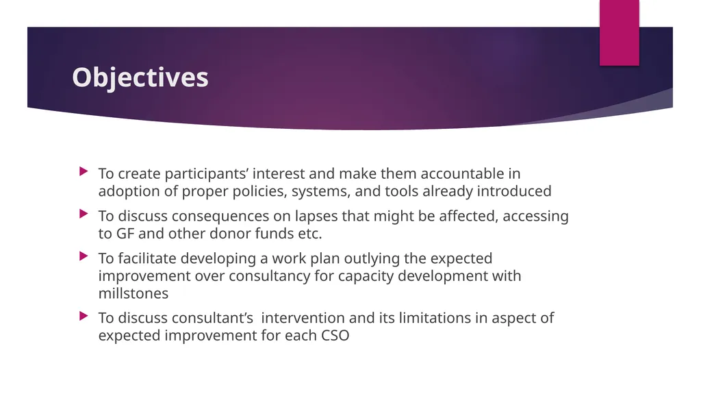 Capacity Building Workshop in Financial and HR - slide 2 of 62