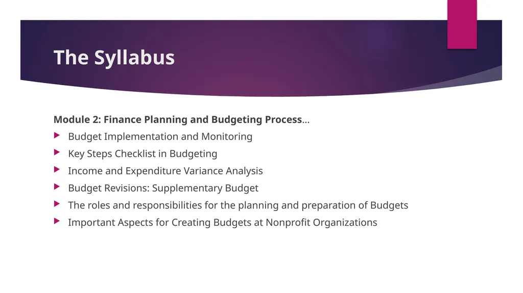 Capacity Building Workshop in Financial and HR - slide 17 of 62