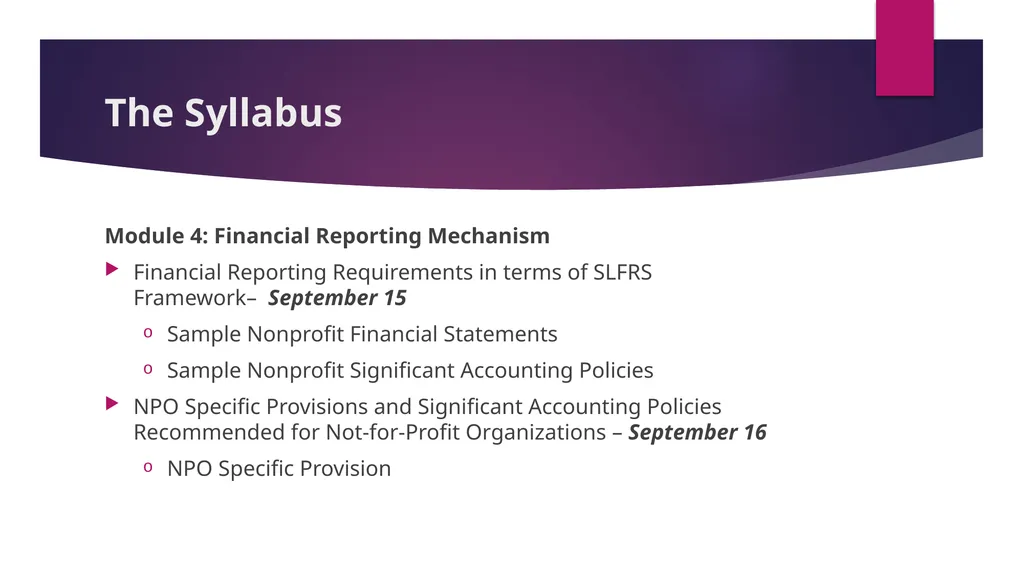 Capacity Building Workshop in Financial and HR - slide 27 of 62