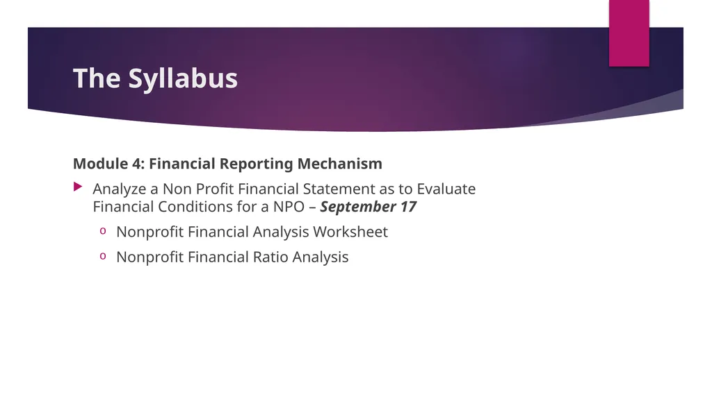 Capacity Building Workshop in Financial and HR - slide 28 of 62