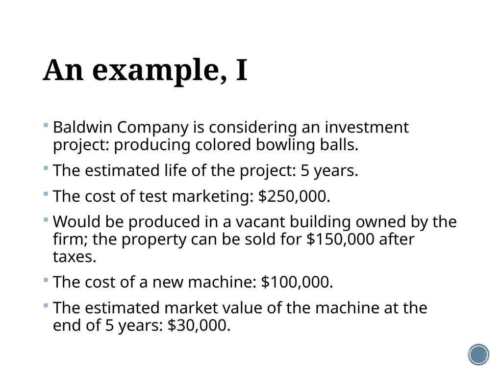 Chapter 6: Making capital investment decisions - slide 11 of 29