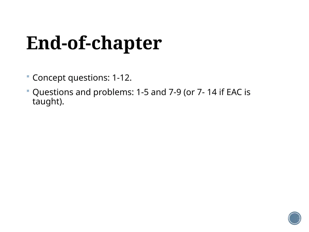 Chapter 6: Making capital investment decisions - slide 29 of 29