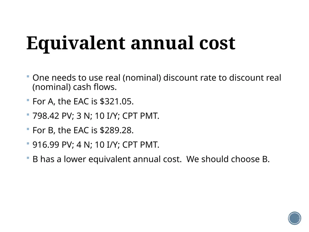 Chapter 6: Making capital investment decisions - slide 28 of 29