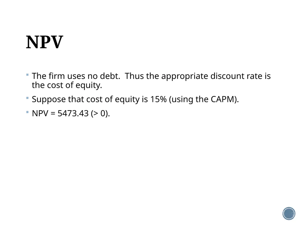 Chapter 6: Making capital investment decisions - slide 20 of 29