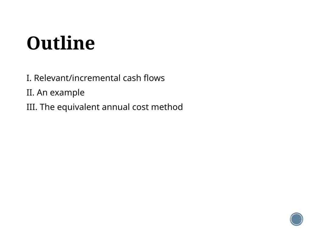Chapter 6: Making capital investment decisions - slide 2 of 29