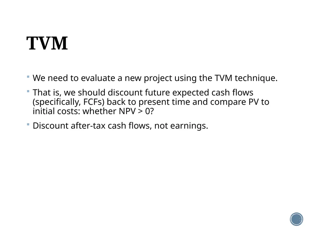 Chapter 6: Making capital investment decisions - slide 3 of 29