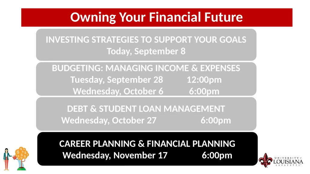 MONEY MATTERS SESSION #4 – CAREER PLANNING - slide 2 of 44