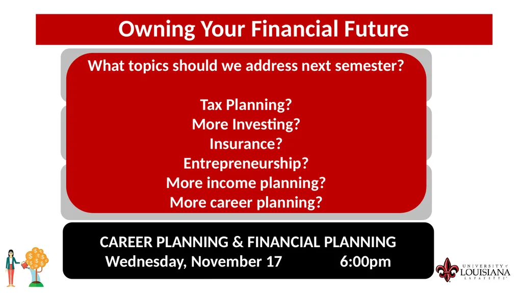 MONEY MATTERS SESSION #4 – CAREER PLANNING - slide 3 of 44