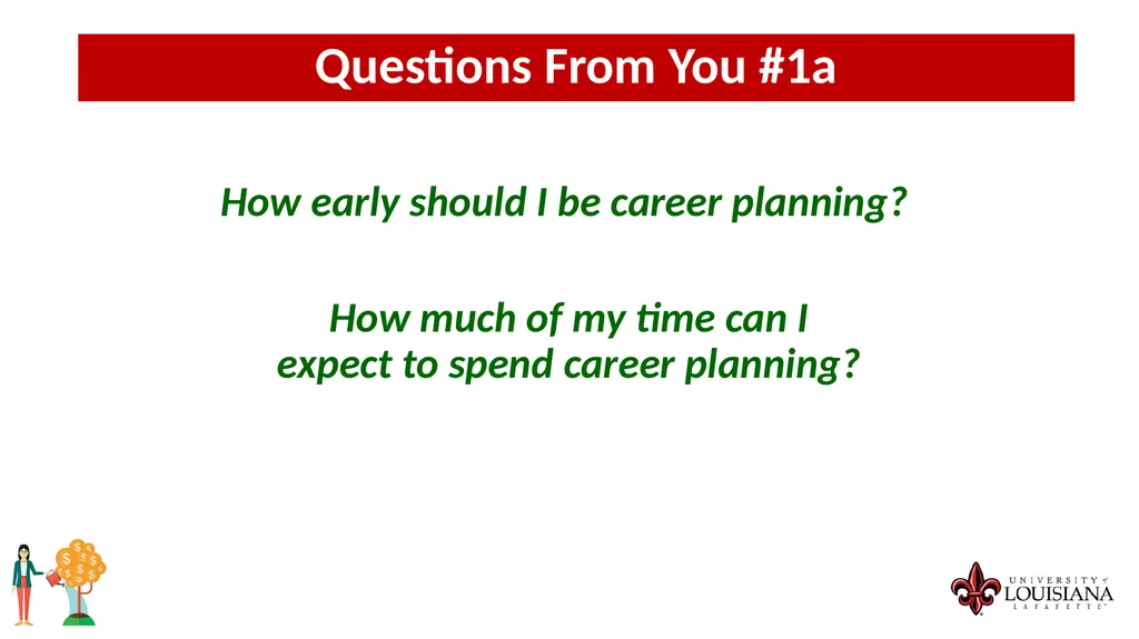 MONEY MATTERS SESSION #4 – CAREER PLANNING - slide 13 of 44