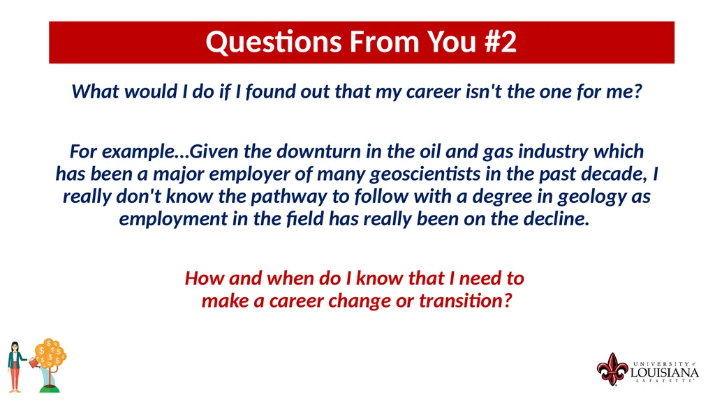 MONEY MATTERS SESSION #4 – CAREER PLANNING - slide 15 of 44