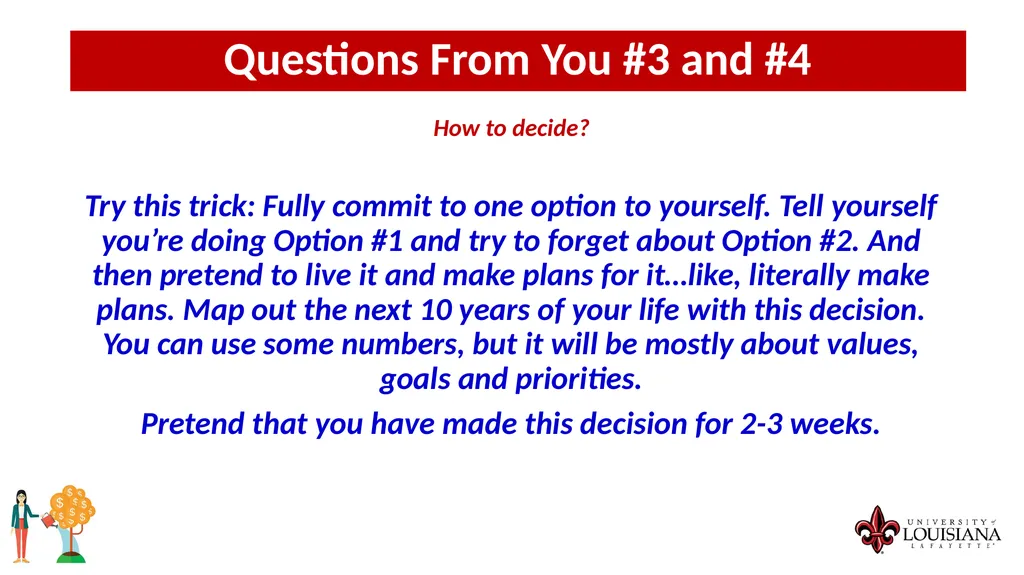 MONEY MATTERS SESSION #4 – CAREER PLANNING - slide 21 of 44