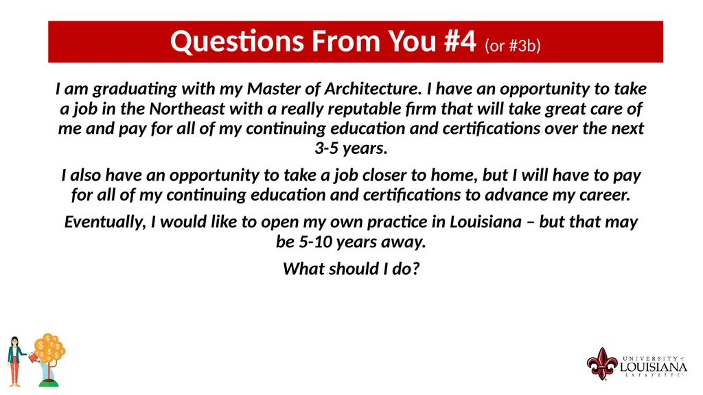 MONEY MATTERS SESSION #4 – CAREER PLANNING - slide 18 of 44