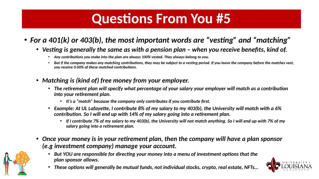 MONEY MATTERS SESSION #4 – CAREER PLANNING - slide 29 of 44