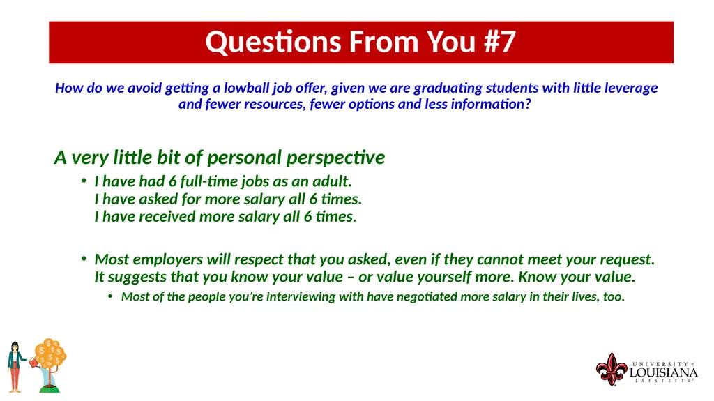 MONEY MATTERS SESSION #4 – CAREER PLANNING - slide 36 of 44
