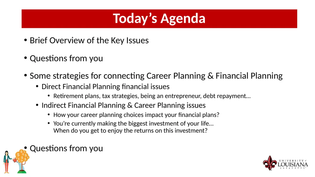 MONEY MATTERS SESSION #4 – CAREER PLANNING - slide 7 of 44