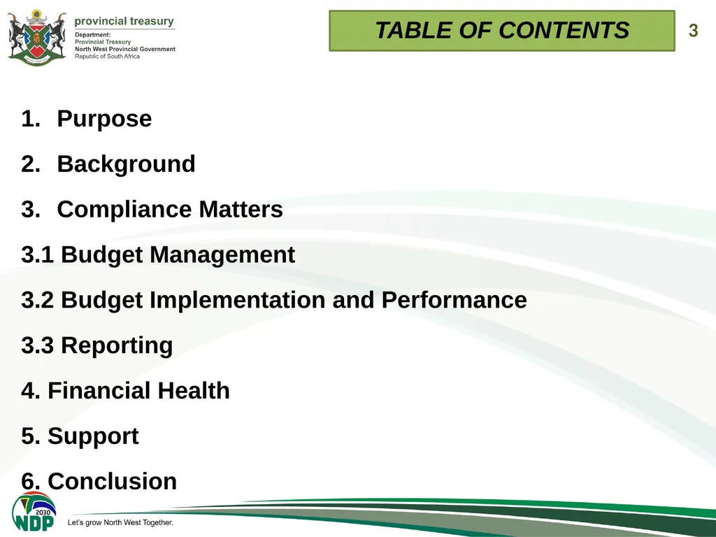 1 PRESENTATION TO THE PORTFOLIO COMMITEE ON - slide 3 of 26