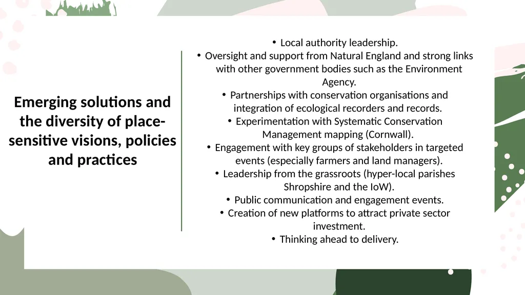 British Academy Where we Live Next: Policy - slide 6 of 8