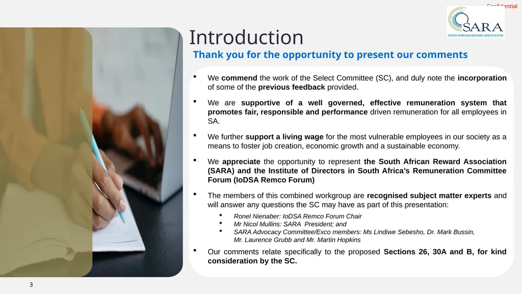 Public Hearings on Companies Amendment Bill - slide 3 of 10
