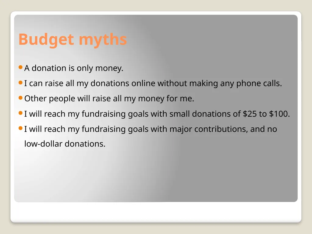 Ballot Measure Fundraising— Basics, Budgeting, & - slide 10 of 24