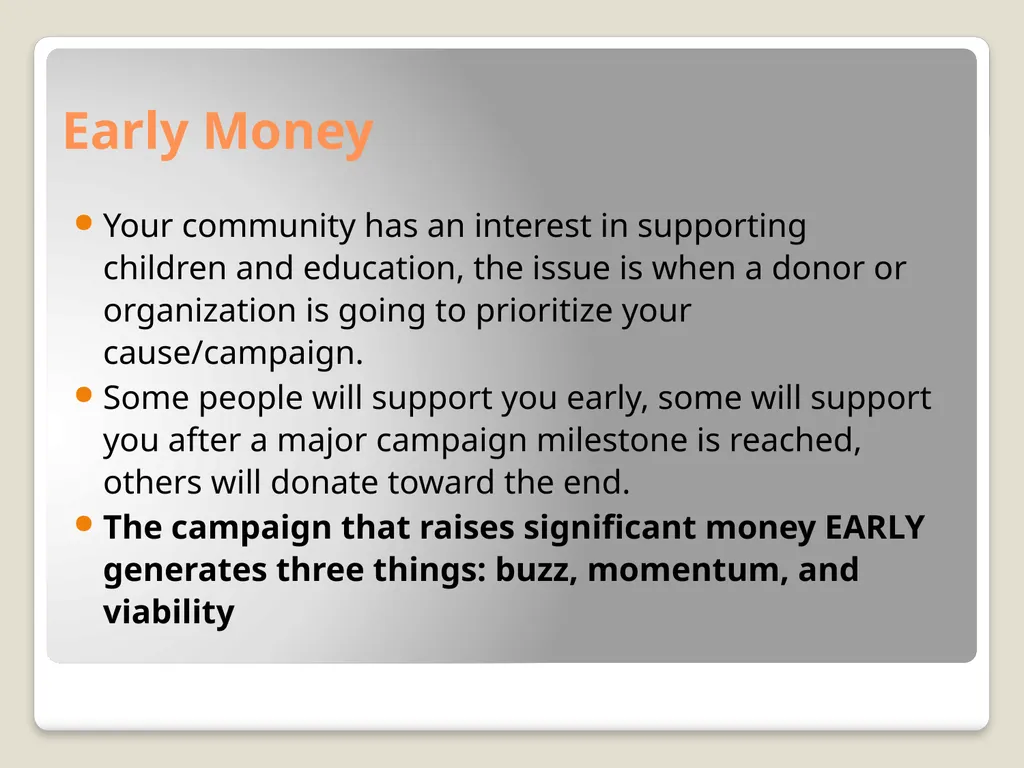 Ballot Measure Fundraising— Basics, Budgeting, & - slide 6 of 24