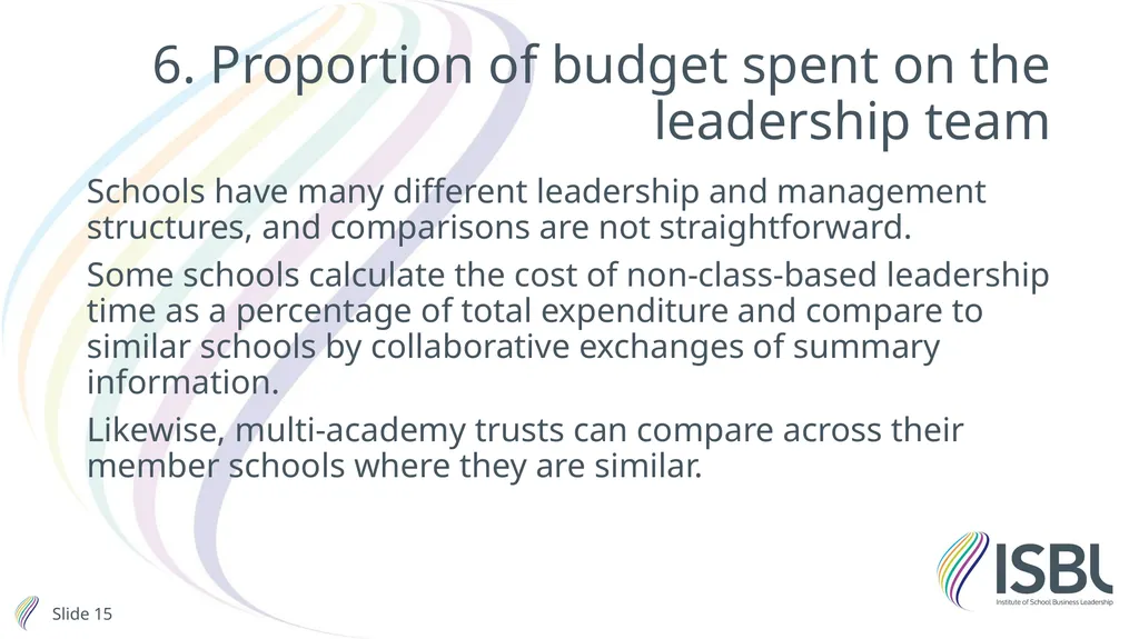 Financial planning and value for money Stephen - slide 15 of 32